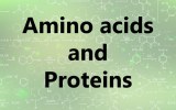 Amino acids and proteins