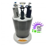 UV carousel for micropipettes