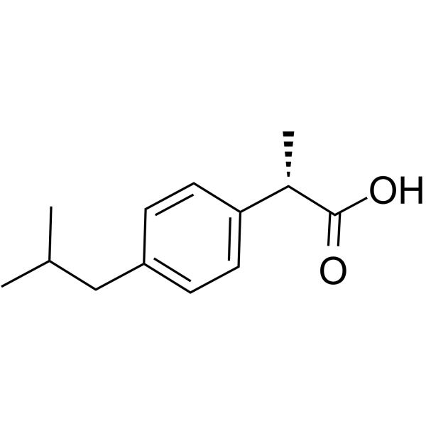 (S)-(+)-Ibuprofen Chemische Struktur