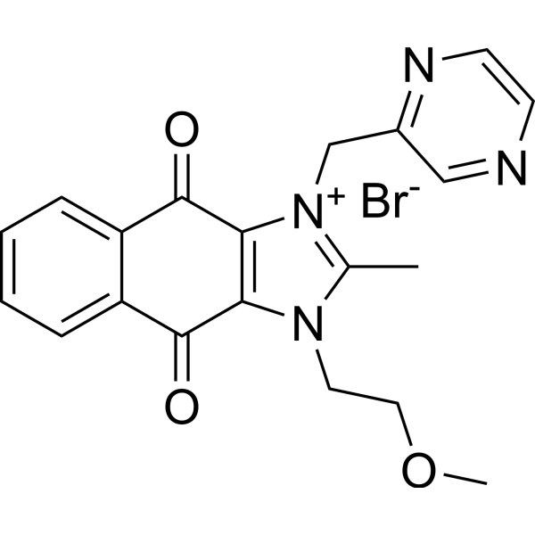 Sepantronium bromide Chemische Struktur