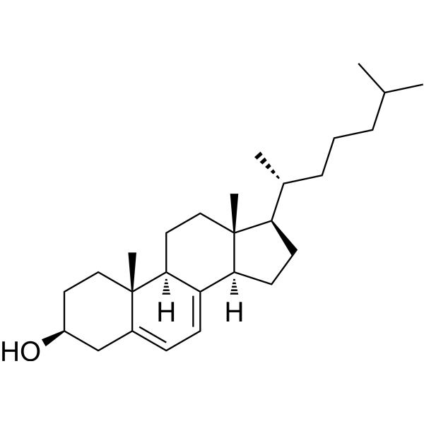 7-Dehydrocholesterol Chemical Structure