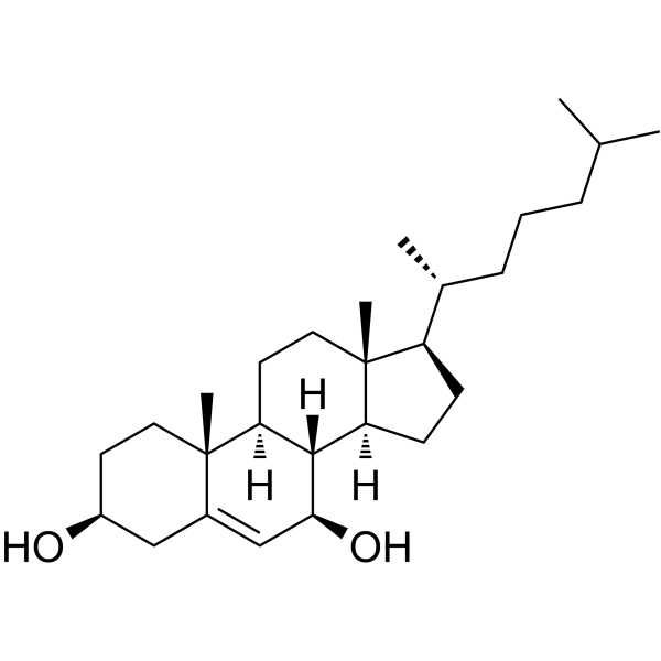 7β-Hydroxycholesterol Chemische Struktur