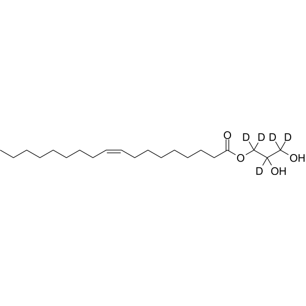 Monoolein-d<sub>5</sub> Chemische Struktur