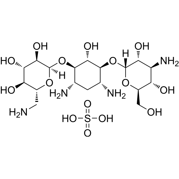 Kanamycin sulfate Chemische Struktur