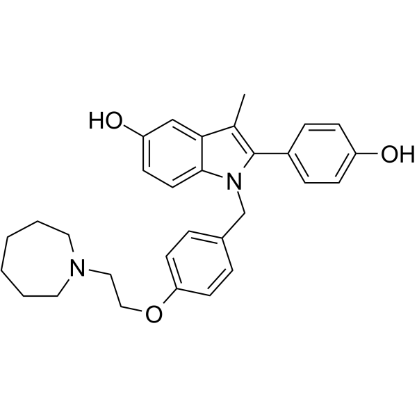 Bazedoxifene Chemische Struktur