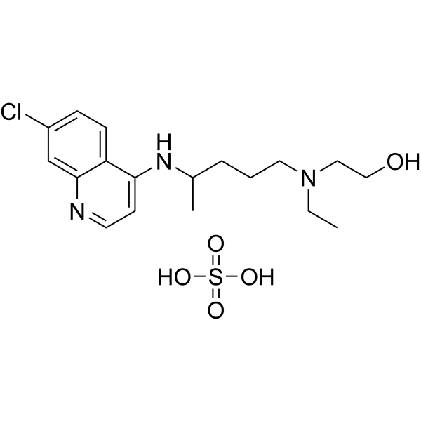 Hydroxychloroquine sulfate Chemische Struktur
