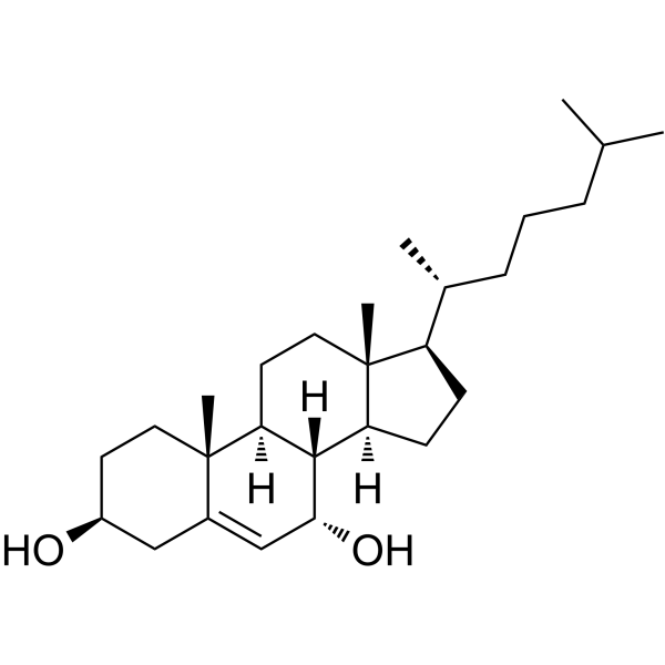 7α-Hydroxycholesterol Chemische Struktur