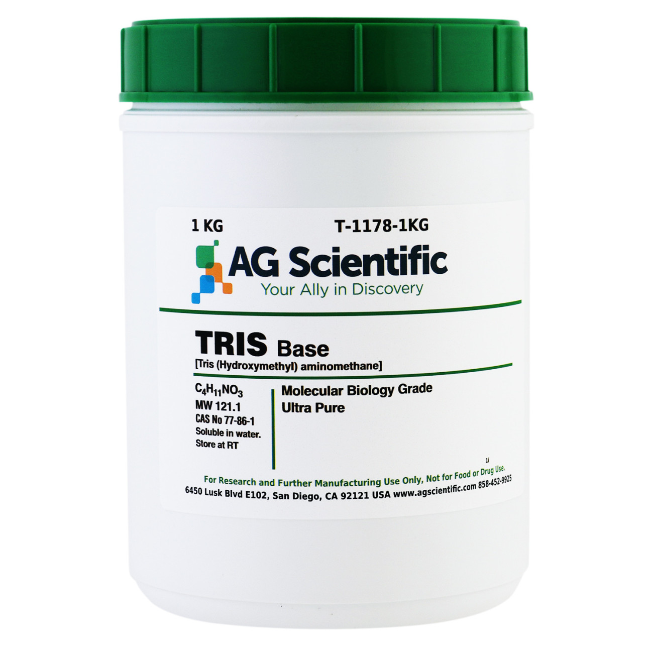 T-1178-1KG TRIS Base Ultra Pure[ 77-86-1] Biotrend